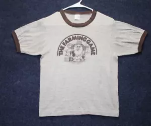 Sportswear Herren T-Shirt grau 70er Farming Game 1979 George Rohrbacher Gr. M 38-40 - Bild 1 von 15