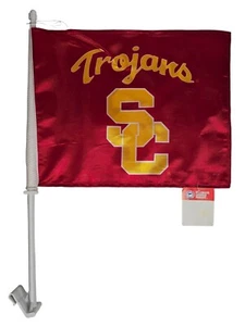Southern California USC Trojans NCAA Double-Sided Car Official Flag 21" x 15" - Picture 1 of 6