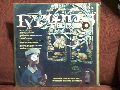 Johnny Cole and the Robert Evans Chorus "Hymns" red vinyl Crown Record 33 LP - Image 1 of 4