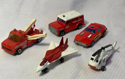 Vtg 1970-80s Matchbox Superfast Car Lot 1:43 Seasprite Swing Wing Armored Truck - Image 1 of 4