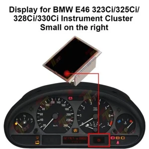 Display for BMW E46 323Ci 325Ci 328Ci 330Ci instrument cluster --- small right - Picture 1 of 7