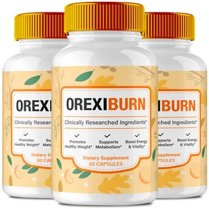 (3 Pack) OrexiBurn Fat Burning Pills for Advanced Weight Loss & Appetite Control - Picture 1 of 3