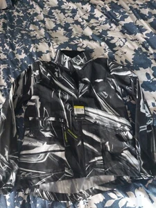 Neu mit Etikett Nike SHIELD Damen-Laufjacke mit durchgehendem Reißverschluss Ghost Flash schwarz reflektierend SMALL - Bild 1 von 8