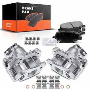 Rear Brake Calipers + Brake Pads for Ford Explorer Taurus Lincoln MKT 2013-2019 - Picture 1 of 8