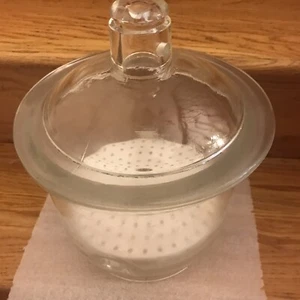 Aspiradora de sello seco PYREX gran desecadora con placa de porcelana de 190 mm - Imagen 1 de 6