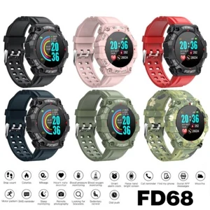 Montre Connectée Homme Femme Fitness Tracker Pression Artérielle Fréquence Cardiaque Sport Montre NEUVE - Photo 1 sur 26