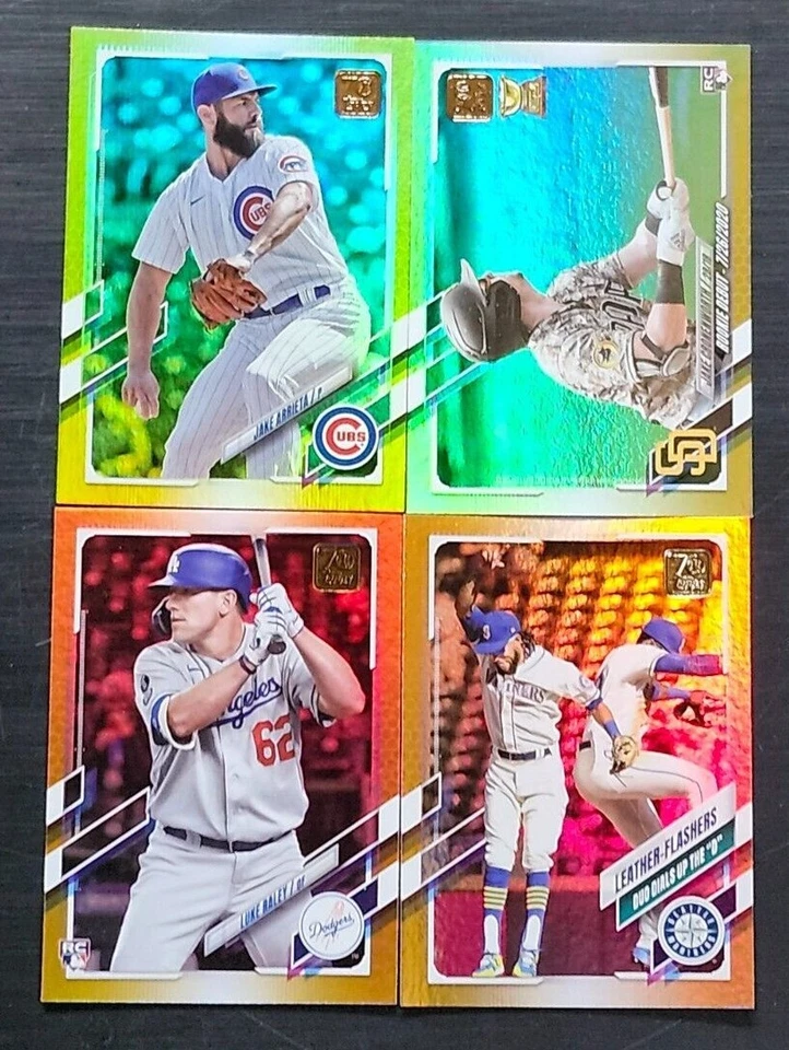 2021 Topps Update Series GOLD FOIL Parallels with Rookies You Pick - Image 1 of 1
