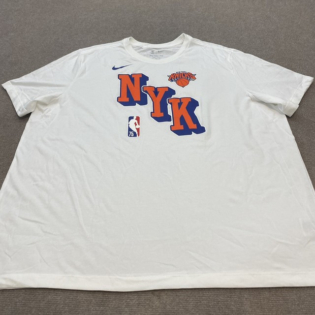 Nike Knicks On Court Practice Tee Black