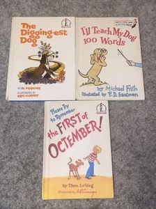 VINTAGE 1967 CAT IN THE HAT DR SUESS BOOKS LOT HARDCOVER - Picture 1 of 6