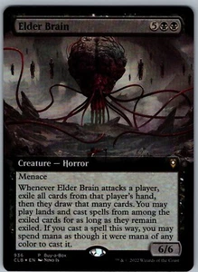 Magic the Gathering Elder Brain Borderless Foil Promo Buy-a-Box MtG - Picture 1 of 2