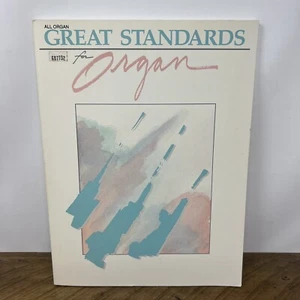 Grandes estándares para cancionero de órgano 1989 música vintage - Imagen 1 de 12