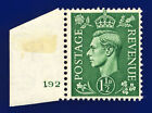 1951 SG505 1½d Pale Green Q9 Cyl no.192 no dot Perf 5(E/I) MMH Cat £85 dxcw