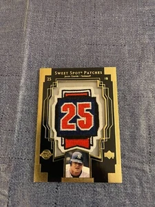 JASON GIAMBI 2003 UPPER DECK SWEET SPOT PATCHES - Bild 1 von 1
