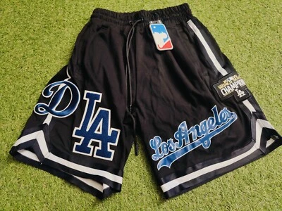 Pro Standard Los Angeles Dodgers Embroidered Shorts Men's Size Small Black NWT - Image 1 of 4