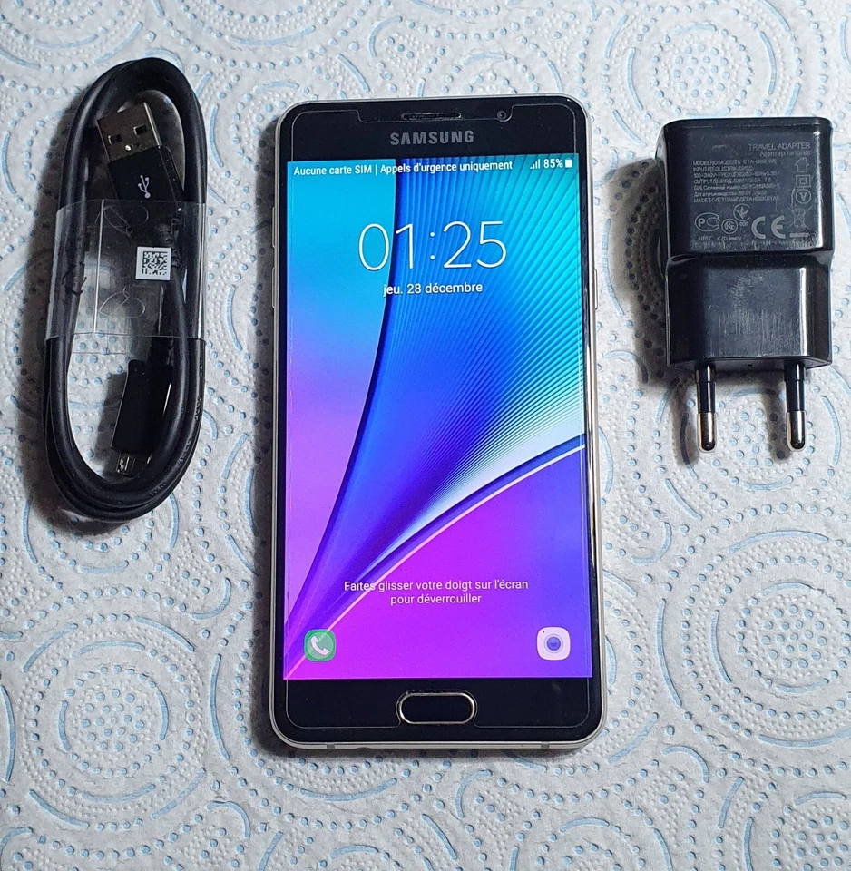  Samsung Galaxy A5.6 SM-510F Doré Débloqué Toutes Opérateurs  - Photo 1/4