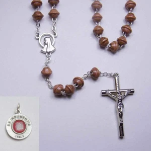 Beautiful Cone Shaped Wood Rosary - - Picture 1 of 3