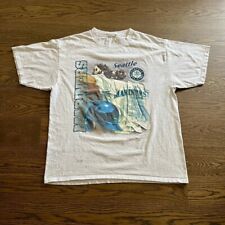 Vintage 1999 SEATTLE MARINERS Jersey Locker MLB Baseball Shirt Sz XL