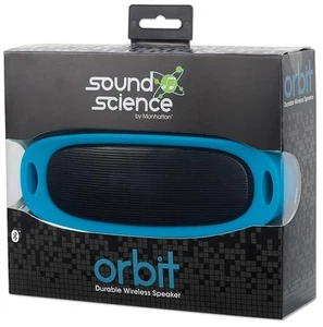 Sound Science Orbit Wireless Bluetooth Speaker System w/MP3 Player, Blue - Picture 1 of 4