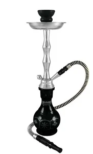18" Black Hookah Set - Phoenicia by Premium Hookah Shisha 1 Hose - Picture 1 of 4