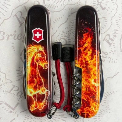 Victorinox CLIMBER Swiss Army Knife FLAME HORSE Design GLOSS Zodiac 2026 Special - Изображение 1 из 4