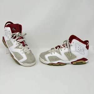 Air Jordan 6 Retro Shoes Mens Size 7Y Cardinal 384665-113 Basketball Sneakers - Picture 1 of 11