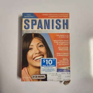 Learn Spanish Now! - Spanish Platinum - Vintage Learning CD (PC/Mac; 2004) #2231 - Picture 1 of 6