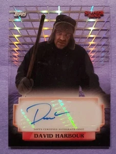 David Harbour 2025 Topps Stranger Things High-Tek #A-DH Hawkins Lab Auto - Bild 1 von 2