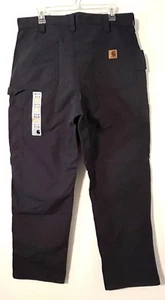 Carhartt Herren Loose Original Fit Blau Arbeit Cargo Hose Gr. 38 x 32 Neu mit Etikett - Bild 1 von 6