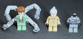 LEGO 4854 Minifigures - Doc Ock Aunt May Security Guard spd026 sp024 spd029