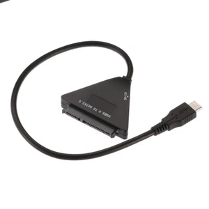 USB3.1 SATA 3.0 Converter Cable DC 12V Power Adapter for 2.5"3.5" Hard Drive HDD - Picture 1 of 6