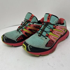 Sz 7 Salomon XR Mission 1 Teal/Salmon Color Women Athletic Running Walking Shoe - Picture 1 of 8