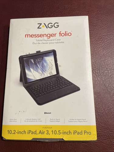 Funda tipo folio con teclado mensajero delgado ZAGG-
