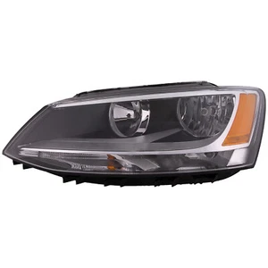 Headlight CAPA Certified Left Driver Side Fits 2011-2016 Volkswagen Jetta - Picture 1 of 5