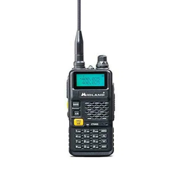 Midland CT590 S 5W VHF/UHF Ricetrasmittente Portatile - Nero