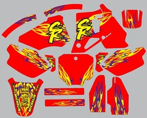 Kit gráfico para Honda CR80 CR 80 1996-2002 Crazy Rider pegatina - Imagen 1 de 1
