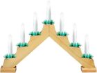 Christmas Candle Bridge 7 LEDs Ultra Bright Wooden Silhouette Battery Operated