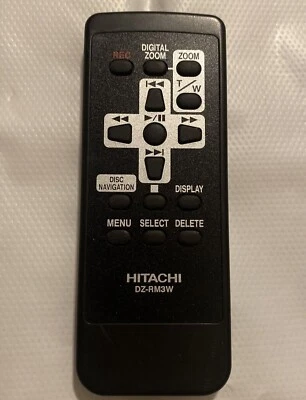 Hitachi DZ-RM3W Factory Original Camcorder Remote Control - Image 1 of 2