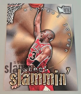 Michael Jordan # 6 of 10 Steel Slammin NBA Fleer Metal 96-97 EN N.Mint to Mint - Bild 1 von 5