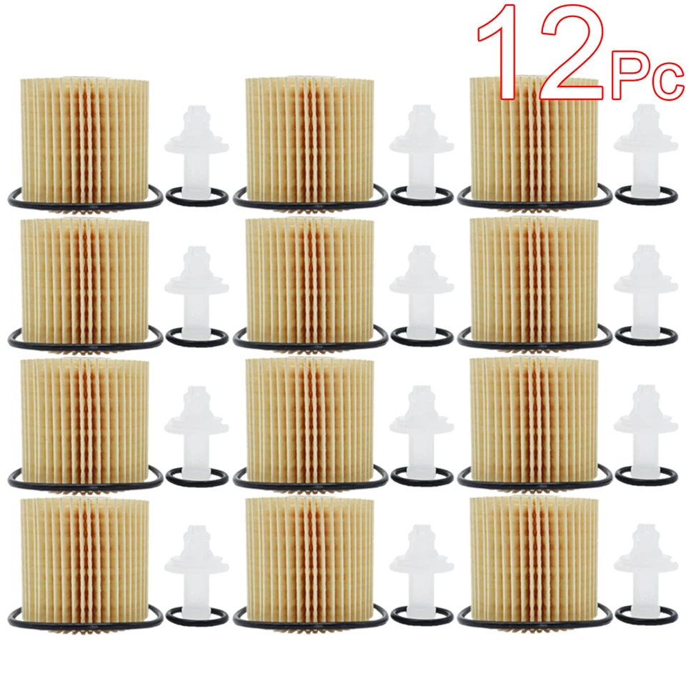 12X Oil Filter For Scion Lexus GS350 NX300h Highlander Camry RAV4 2007-2018 2009 - Image 1 of 4
