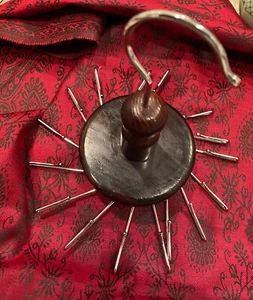 Wooden Carousel Tie/Belt Rack - Holds 16  - Picture 1 of 7