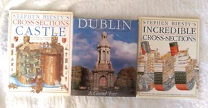 3 books Dublin a Grand Tour, Cross Section Castle, & Incredible cross sectiongh - Foto 1 di 2