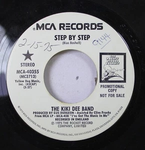 Rock Promo 45 The Kiki Dee Band - Step By Step / Amoureuse On Mca Records - Picture 1 of 2