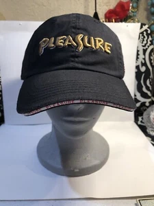 Pleasure Productions American Flag Baseball Black Cap Hat Rare Adjustable - Picture 1 of 6