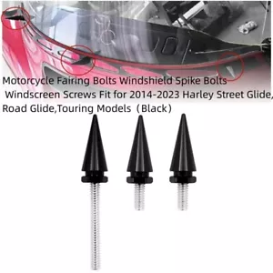 Motorcy Windshield Bolts Windscreen Spike Screws for Harley Glide Ultra Limited - Foto 1 di 13