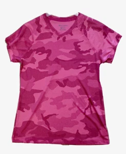 Camiseta Champion PEQUEÑA Doble Seca Mangas Cortas Cuello en V Rosa Camuflado 2I - Imagen 1 de 6