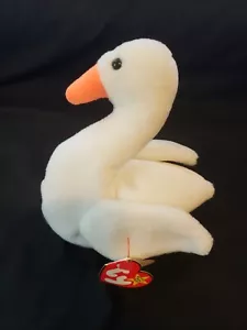 Gracie the Swan TY Beanie Baby, 4. Gen Hang Tag, 4. Generation Tush, Fehler - Bild 1 von 7