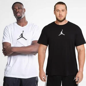 Nike Mens Air Jordan Jumpman T Shirt Sportswear Classic Logo Crew Neck Tee - Picture 1 of 10