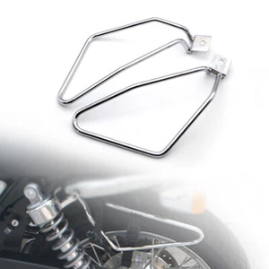 Nueva bolsa de montar de metal cromado soporte barra de montaje para Harley Sportster XL883 - Imagen 1 de 10