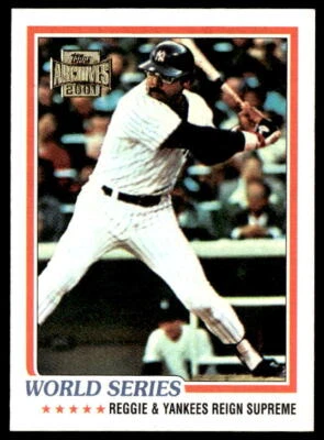 2001 Topps Archives #225 Reggie Jackson - Image 1 of 2