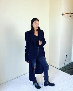 Gabardina de lana azul marino Dumbledore Harry Potter talla grande - Imagen 1 de 9